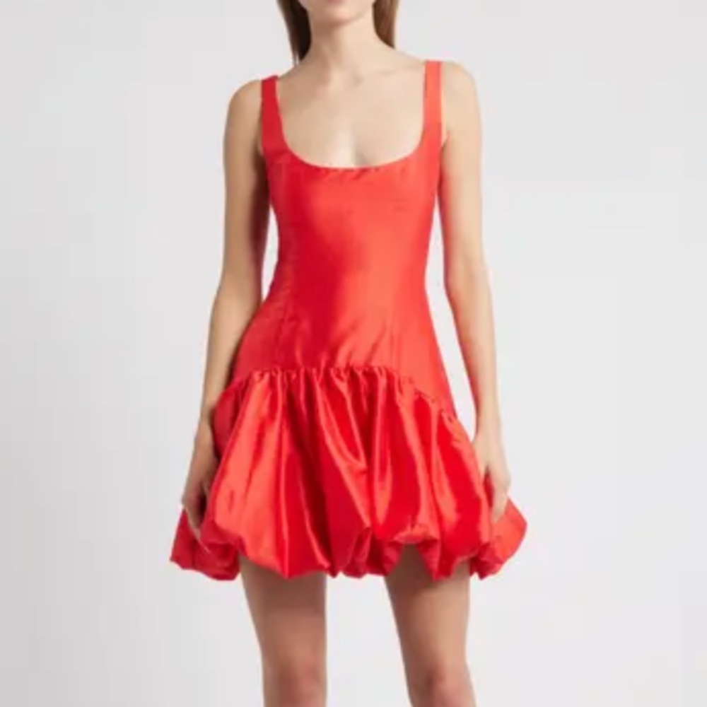 Hutch 'The Ridge' Mini Dress in Red Guava (NWT)
